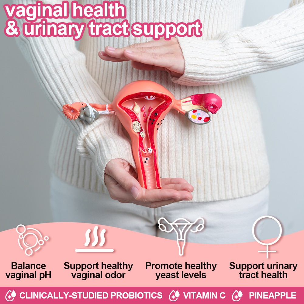 Vaginal Probiotics for Women Support For PH Balance & UTI Health, No Odor