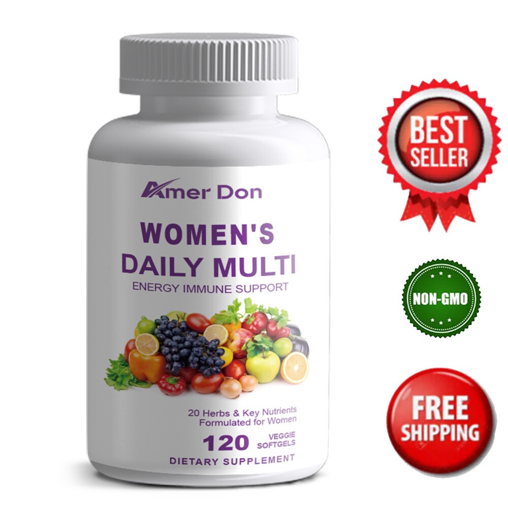 Multivitamin for Women – Complete Daily Multi mineral Vitamin Supplement 120Caps