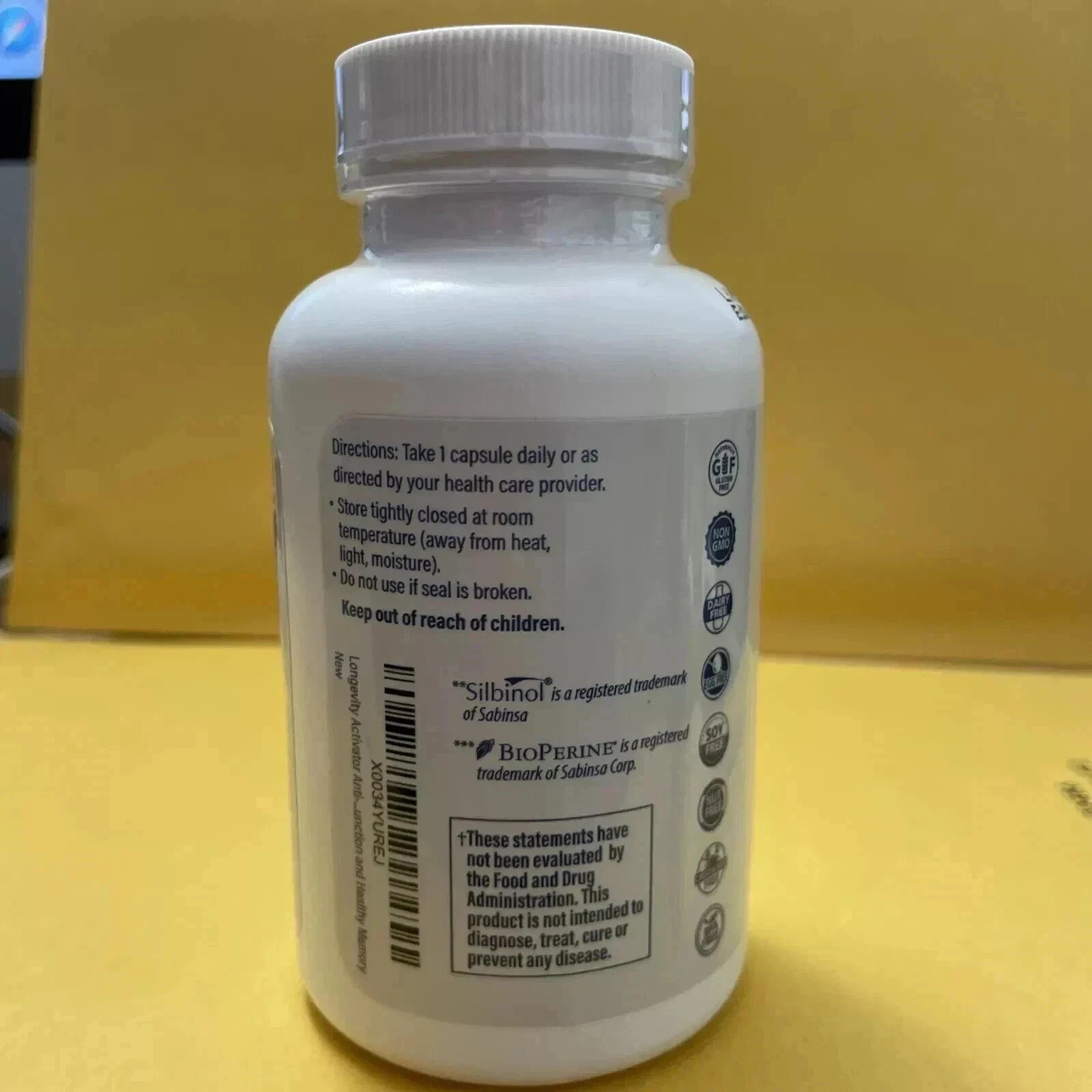 Zenith Labs Longevity Activator w/ Resveratrol 60 Capsules Supplement, Pack of 1