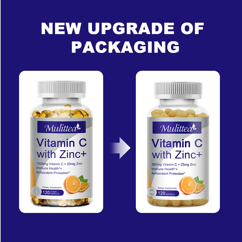 Zinc, Vitamin C and B Capsules – Supports Energy, Health and Immunity