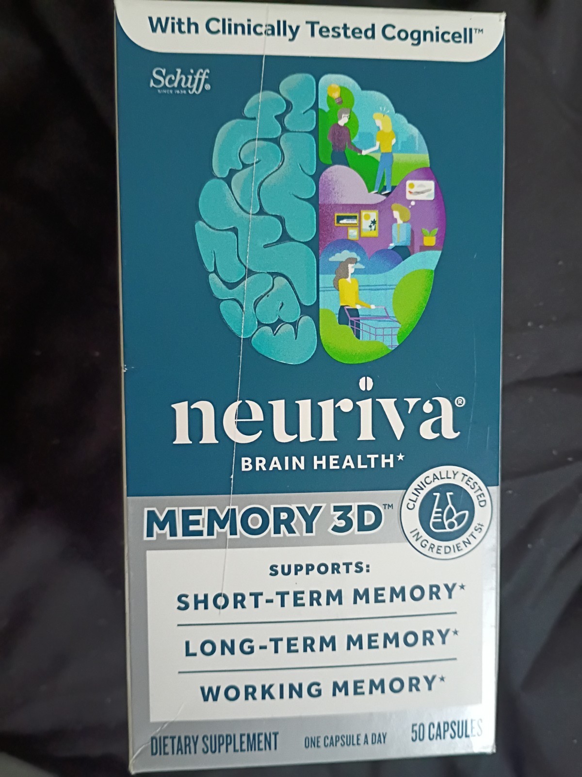 🎁 SCHIFF Neuriva Memory 3D Brain Health Nootropic S&L Term&Working AUTHENTIC 🎁