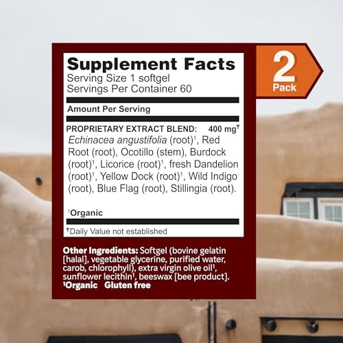 Herbs Etc. Lymphatonic Softgels – Lymph System Support – 60 Count (Pack of 2)