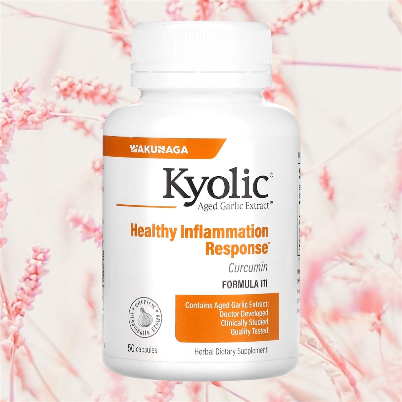 KYOLIC-Aged Garlic Extract-Curcumin-FORMULA111-50Caps.NEW!!!