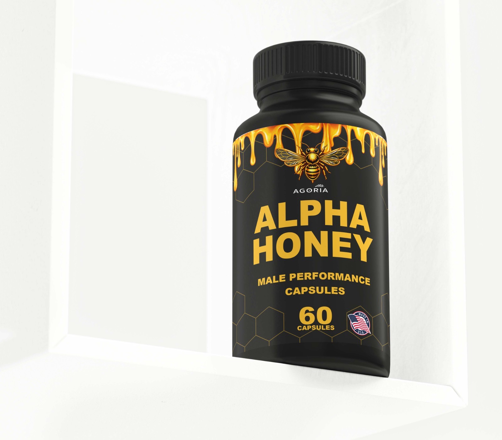 ( 1 Pack ) Alpha Honey Male Performance Capsules, AlphaHoney Capsules Supplement