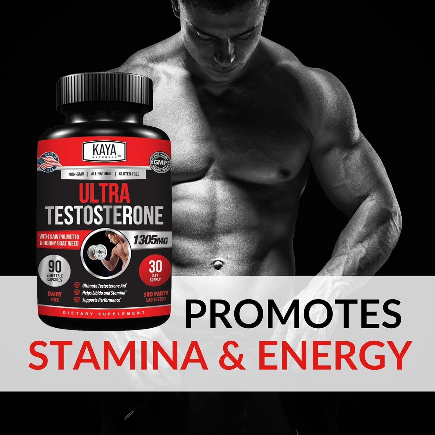 Kaya Naturals Ultra Testosterone Booster 90 Count