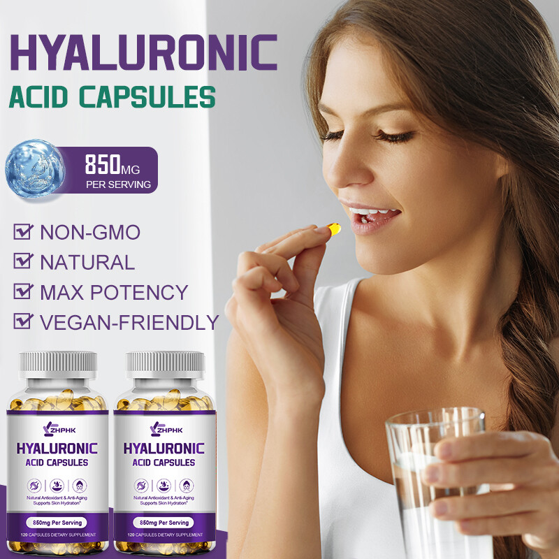 120-480PCS HYALURONIC ACID COLLAGEN TURMERIC FIRMING ACIDO NETTLE HIALURONICO