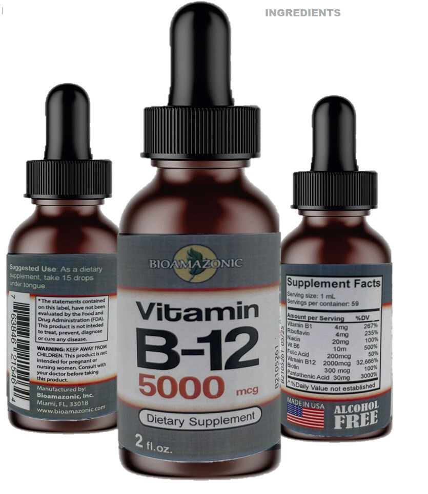 Extra Strength Vitamin B12 Sublingual Liquid Drops Methylcobalamin B 12 2fl oz