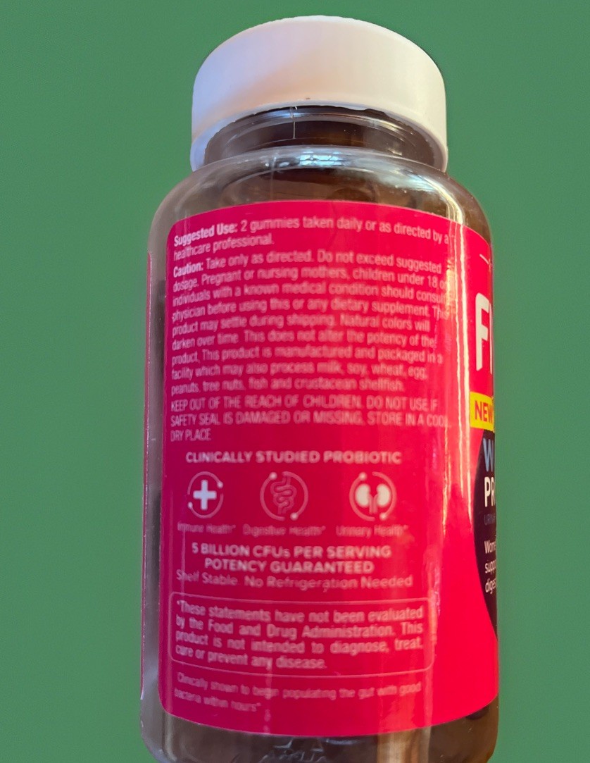 Florajen Women’s Probiotic 40 Gummies Berry Urinary Digestive Immune Ex 02/2026+