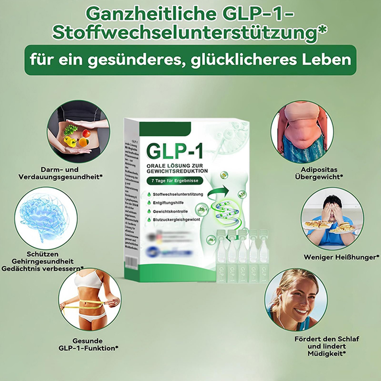 G L P -1 Diet Drops Health Drops Body Care Rapid-Absorbing Liquid For Morning