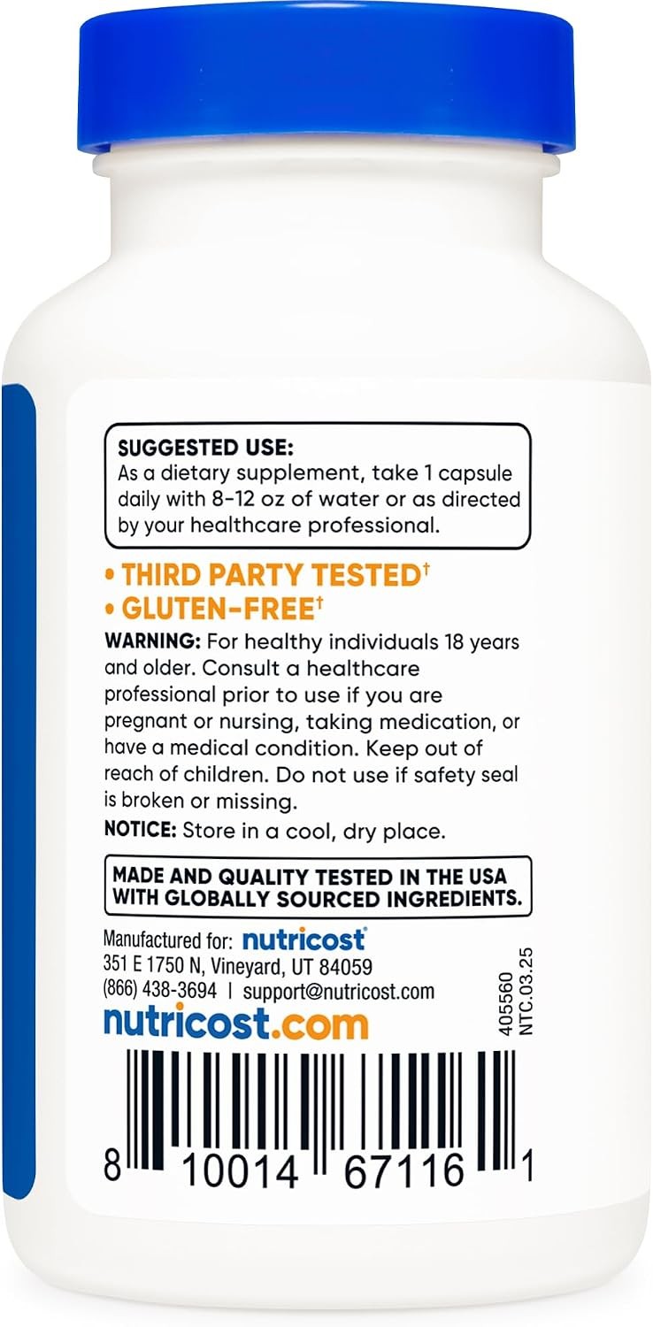 Nutricost Aloe Vera Extract 120 Capsules for 120 Servings Per Bottle | Vegetaria