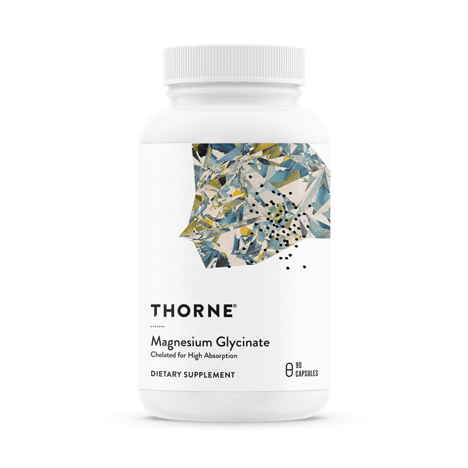 Thorne Magnesium Glycinate Chelated for high absorption 90 caps / 120 mg 07/2028