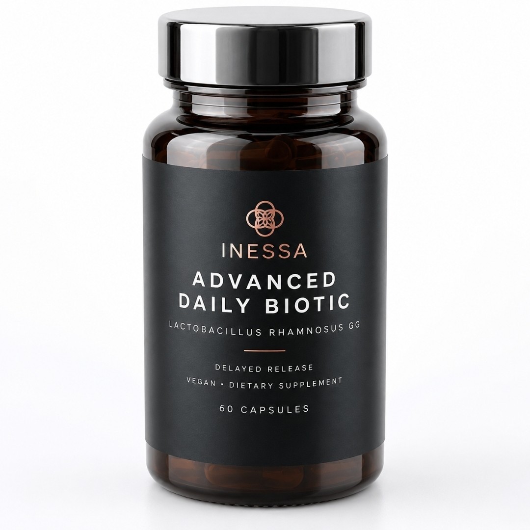 2X Inessa Advanced Daily Biotic Probiotic 10 Billion CFU 60 Vegan Caps Exp 3/28