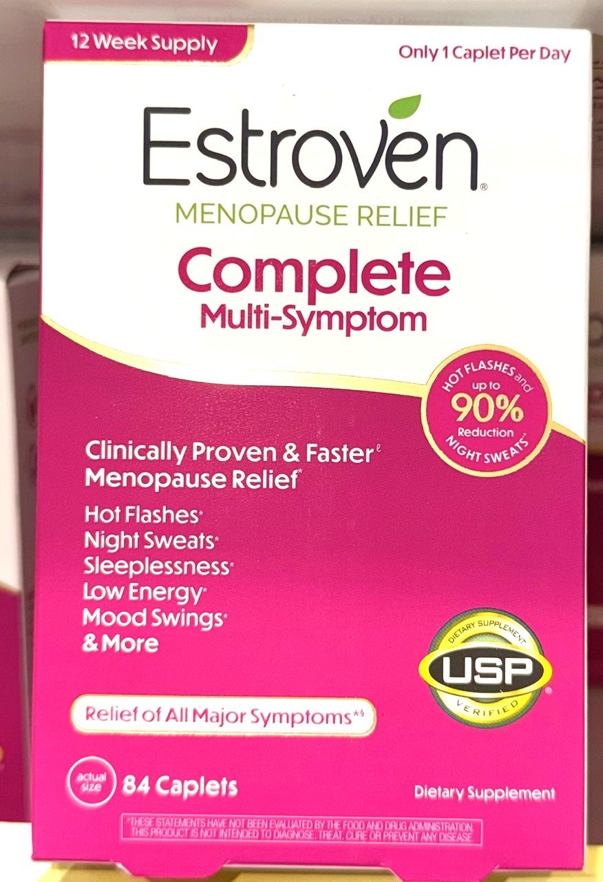 Estroven Complete Multi-Symptom Menopause Relief, 84 Caplets