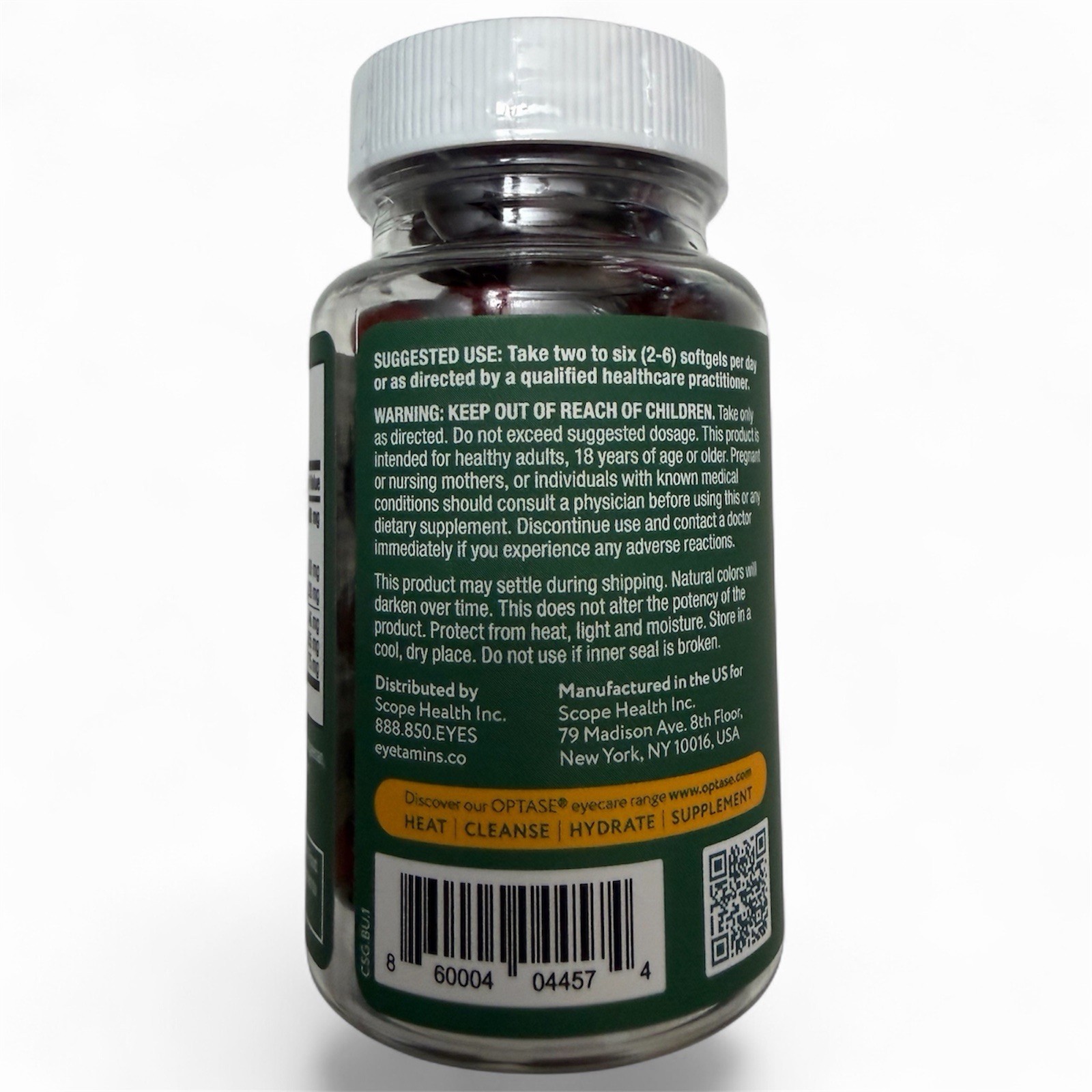 Dry Eye Comfort – 60 Softgels – Ophthalmologist – Formulated, Natural