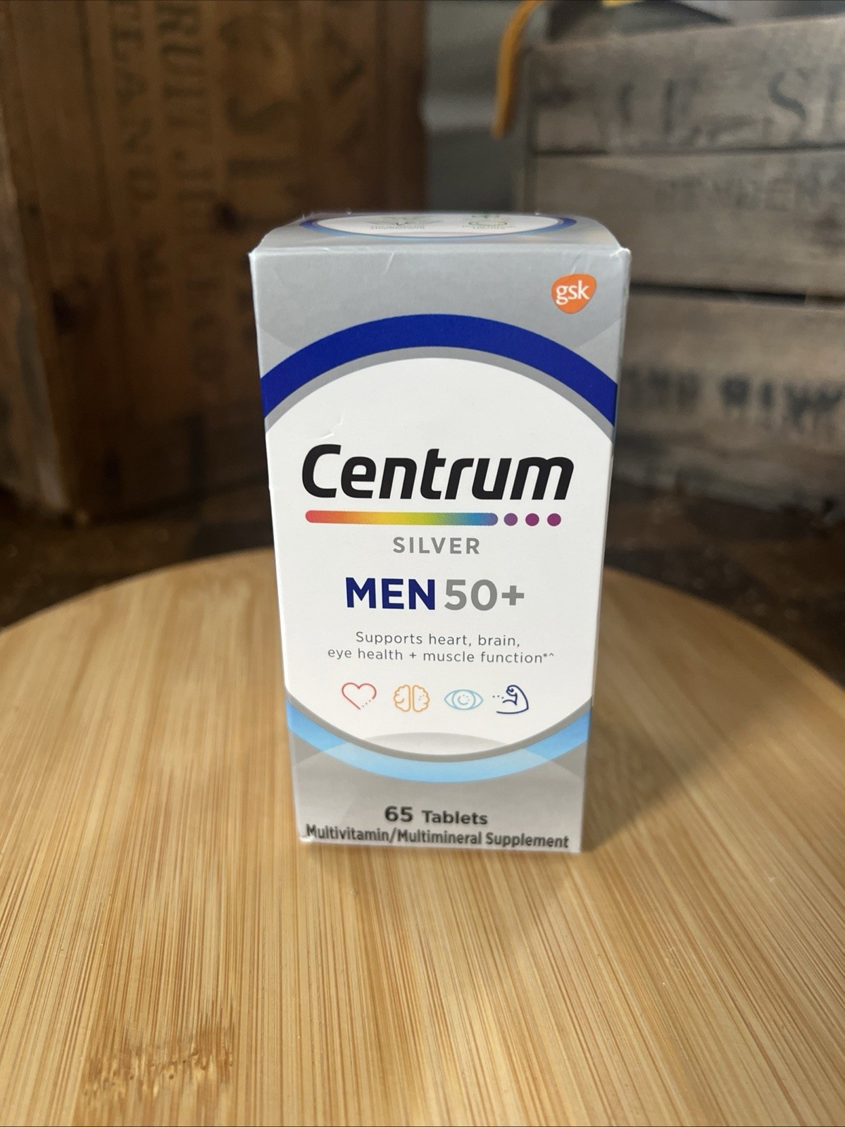 Centrum Silver Men 50+ Multivitamin/Multimineral, 65 Tablets DKL Quality