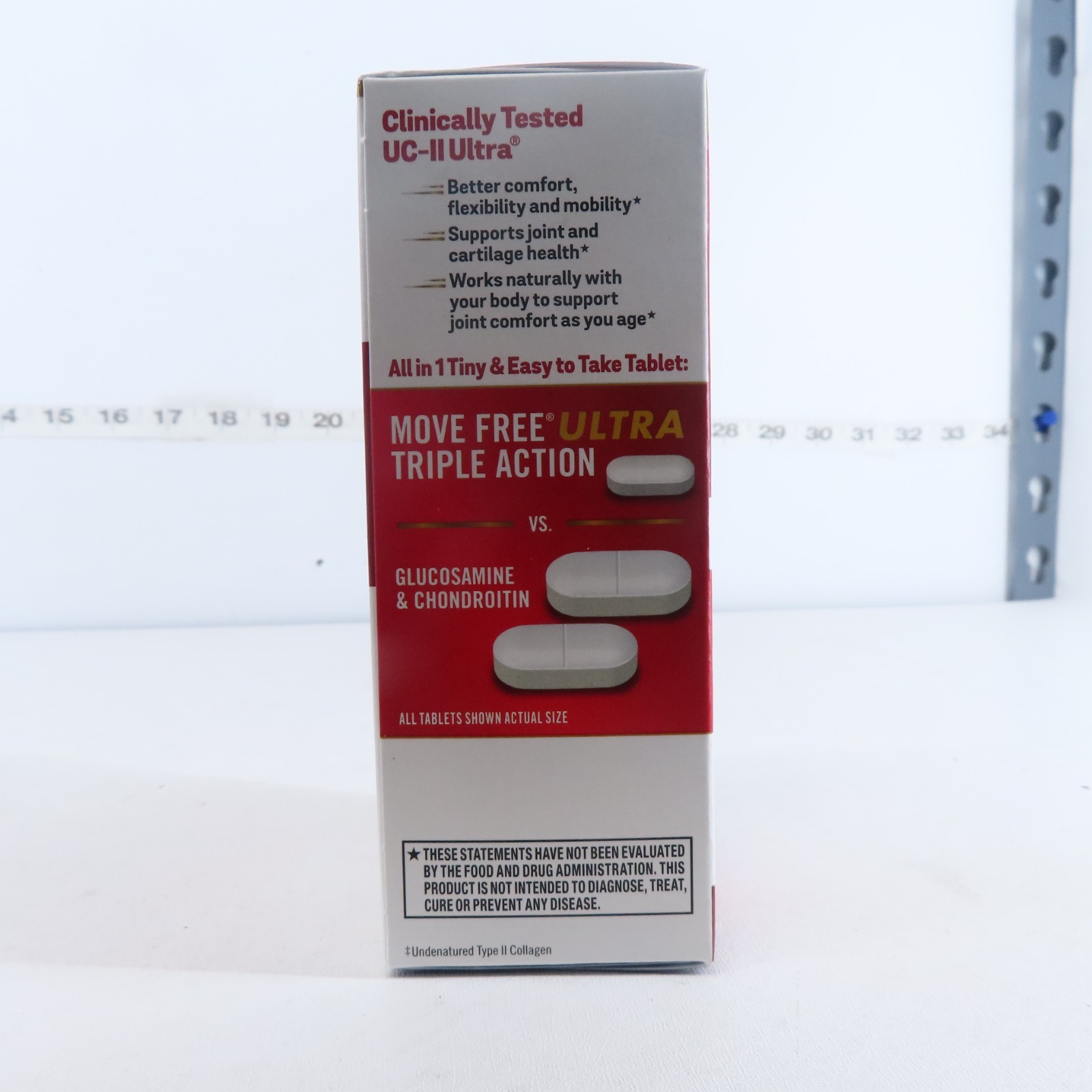 NEW – SCHIFF MOVE FREE ULTRA TRIPLE ACTION JOINT SUPPLEMENT, 75 TABLETS 07/2028+