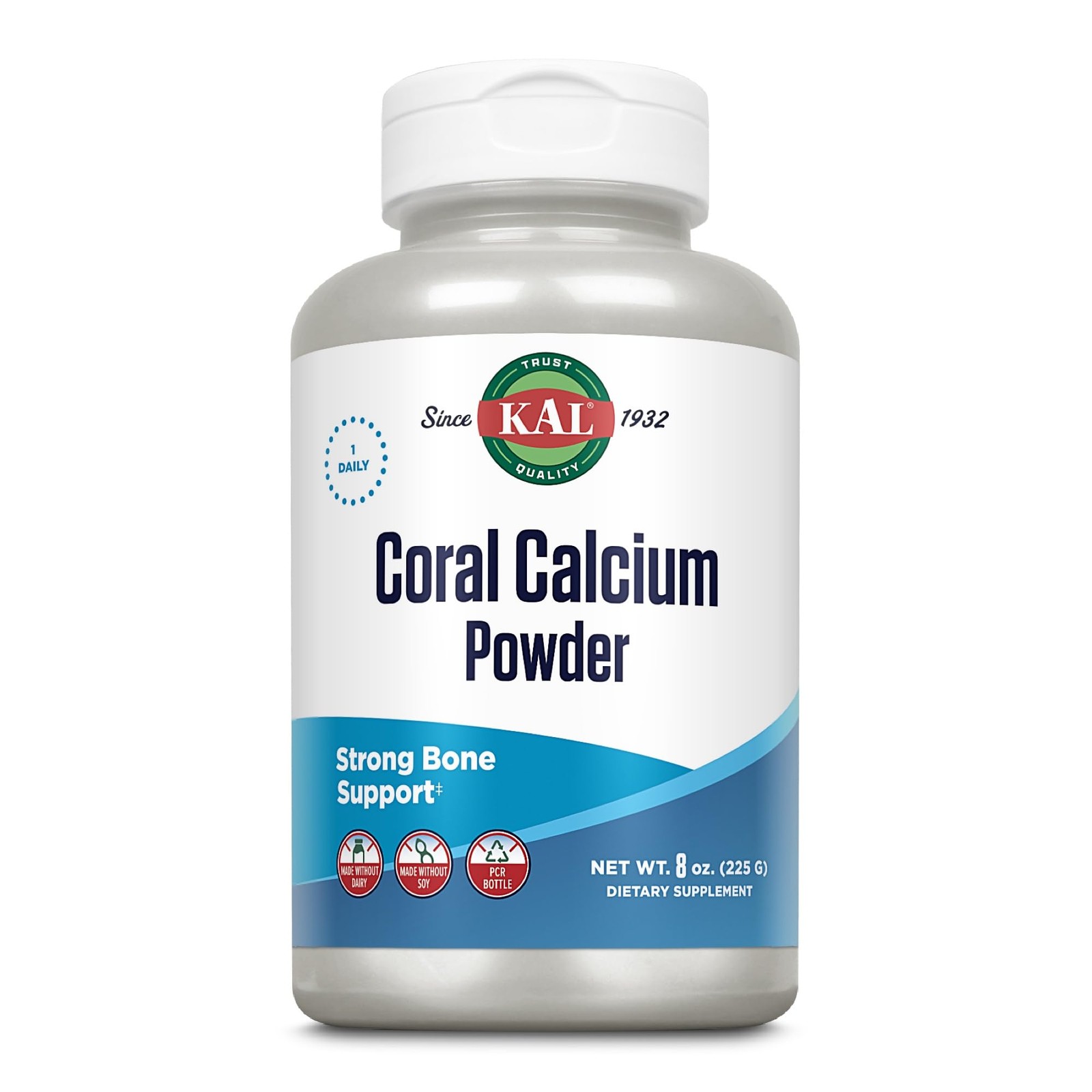 Coral Calcium Powder 1000 mg Tablets, Unflavored, 8 8 Ounce (Pack of 1)