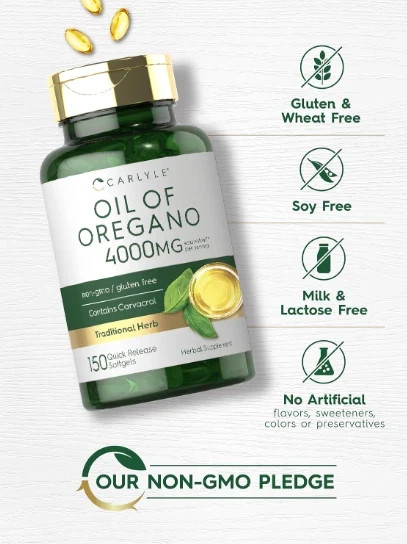 Genuine Oil of Oregano Carlyle Softgels Better Than Micro Ingredients Certified.