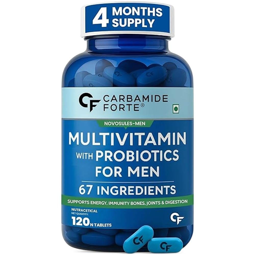 Carbamide Forte Men’s Multivitamin Gym Formula 120 Tablets Daily Support