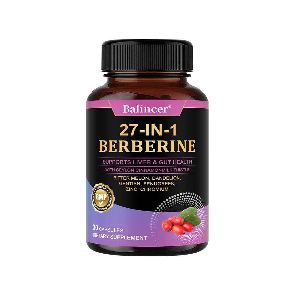 Berberine Supplement Enhance Immune Function Antioxidants 30/60/120 Capsules