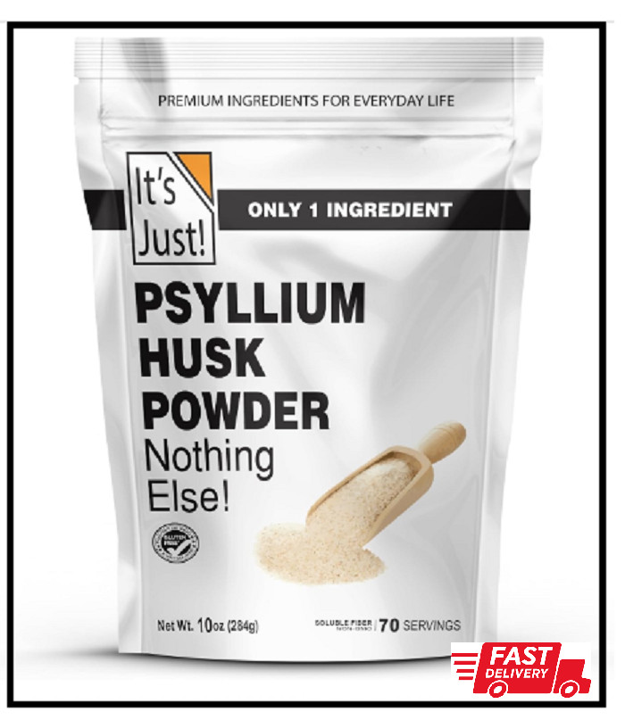 It’S Just – Psyllium Husk Powder, Non-Gmo, Dietary Fiber, Keto Baking (10Oz)