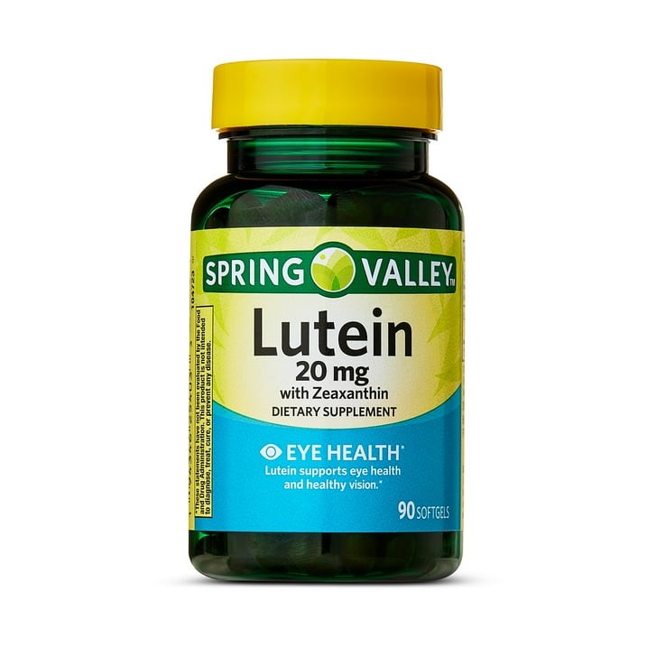 3 Pack Spring Valley Lutein with Zeaxanthin Softgels 20 mg 90 Count