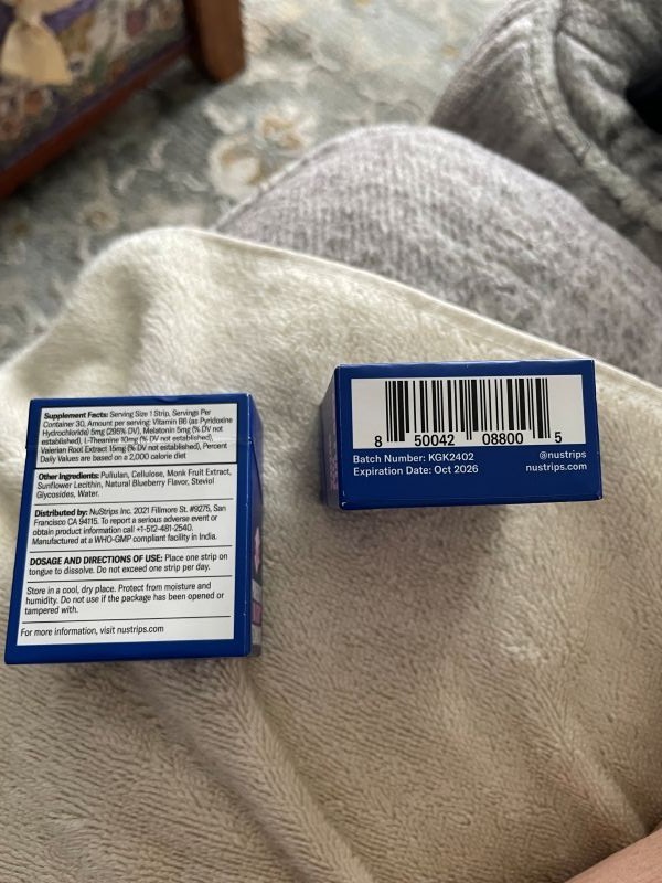 2 Pack NuStrips™ Sleep – 60 Strips – free ship! last 2!