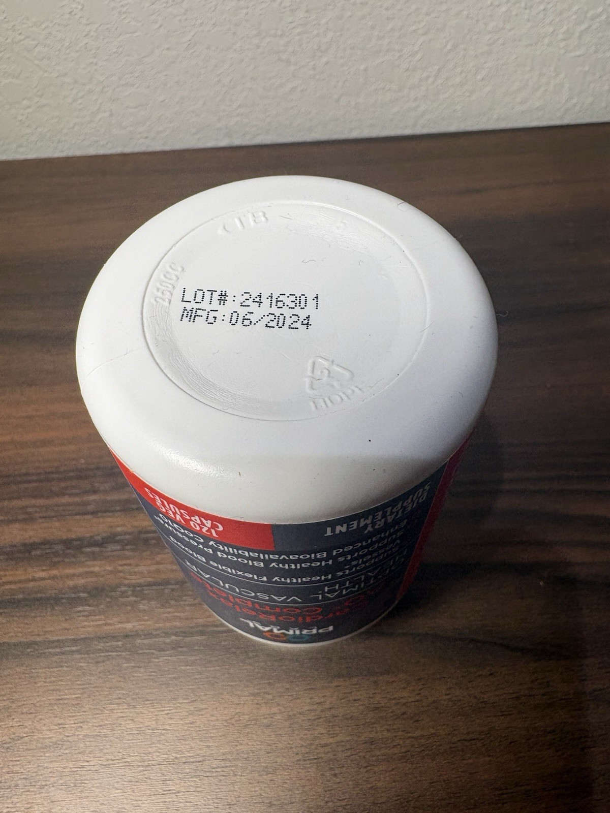 Primal Labs CardioRelax AO Complete Heart Health 120 Caps SEALED Mfg 06/2024