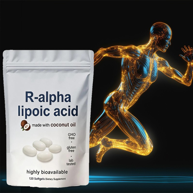 R-alpha Lipoic Acid 600mg , 120 Softgels, Antioxidant Support