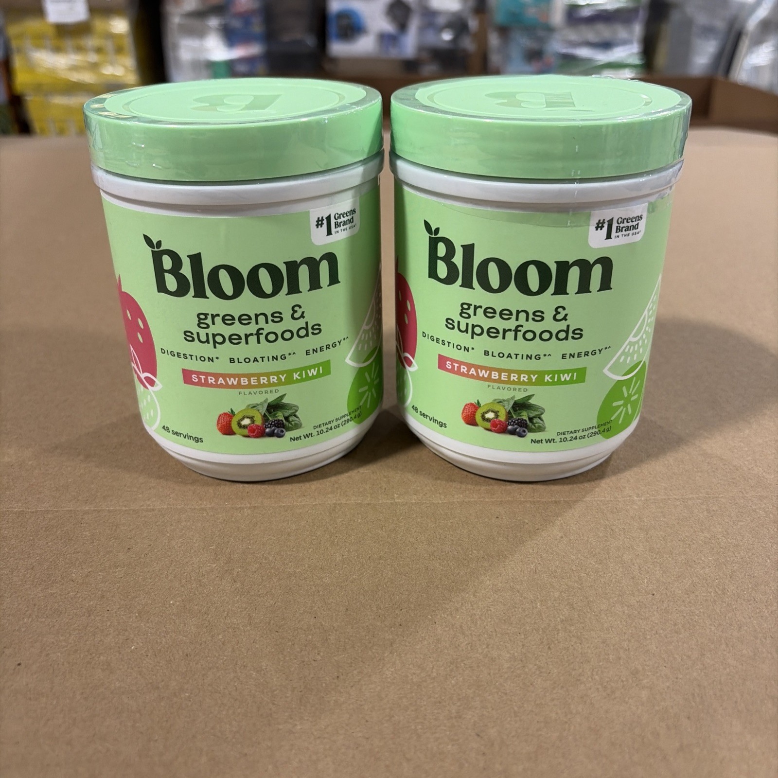 Bloom Greens & Superfoods Powder Strawberry Kiwi 2 Pk- Exp: 09/2026