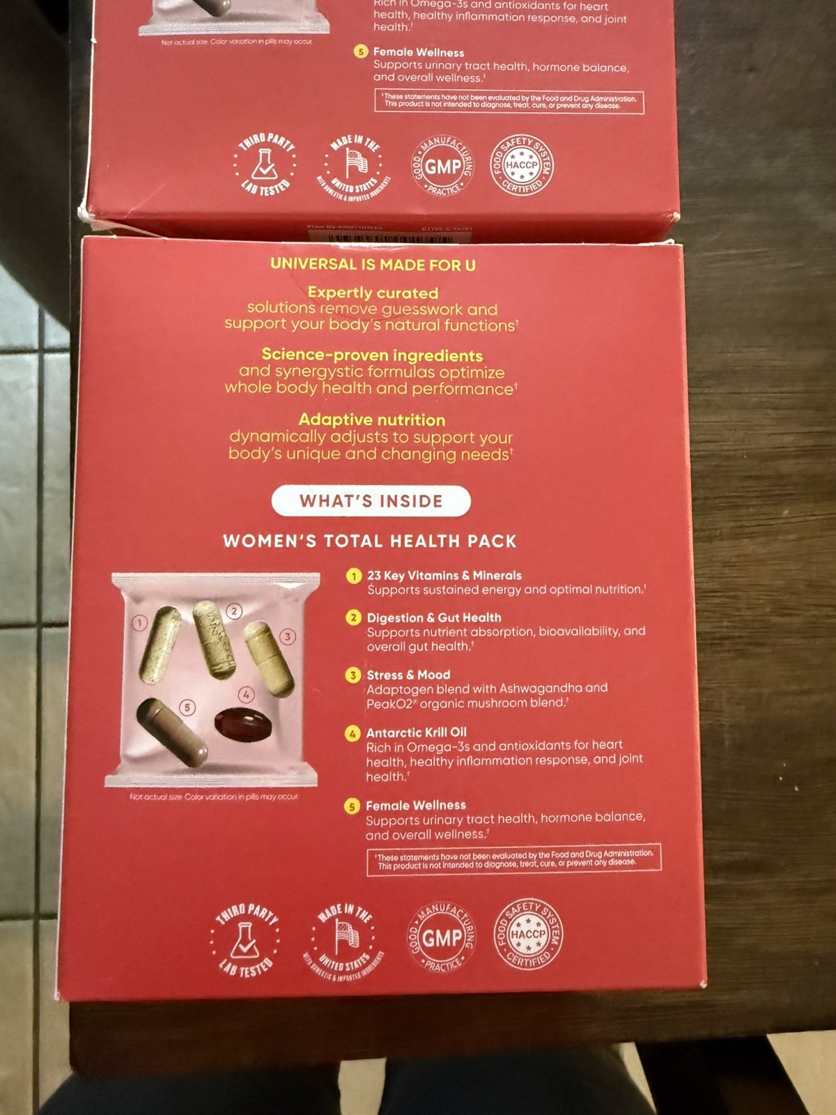 Universal Nutrition Women’s Total Health Pack 30 pack