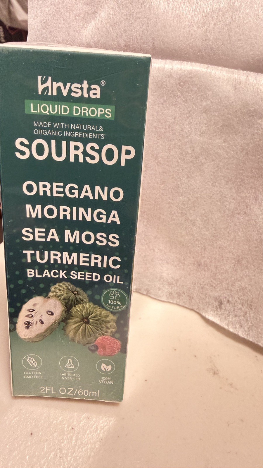 Soursop Multivitamin Liquid Drops, Bitters 2 Fl Oz (Pack of 1)