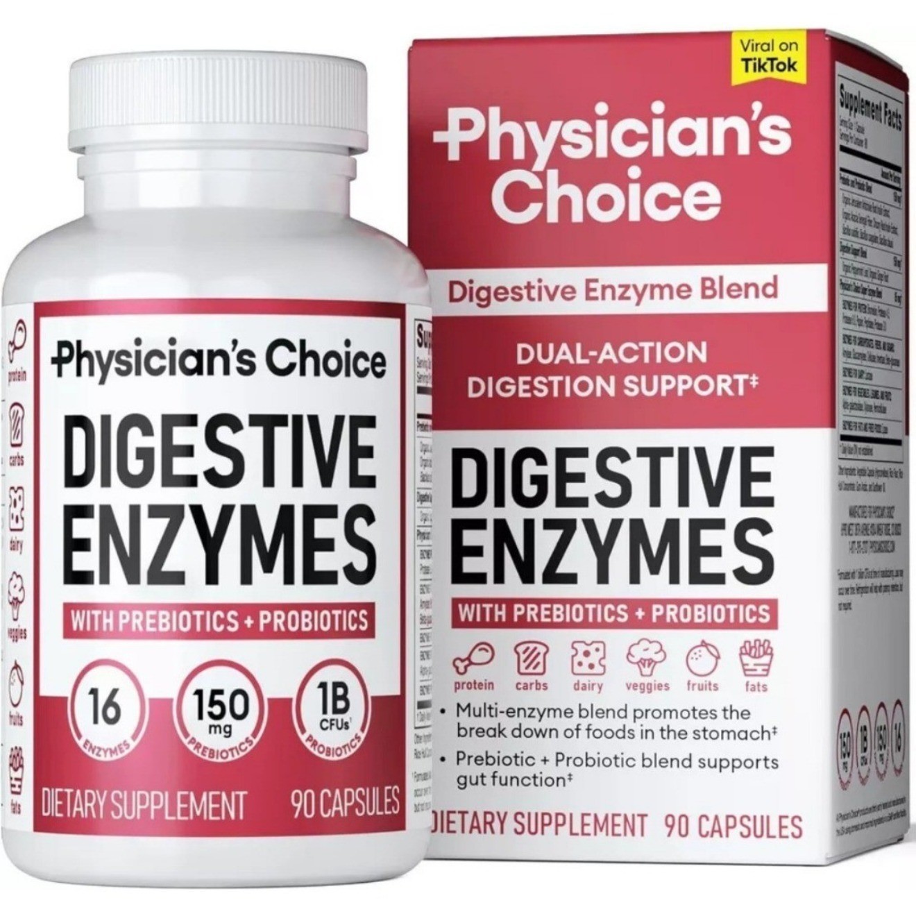 Digestive Enzymes – Multi Enzymes Bromelain Bio-Organic Premium