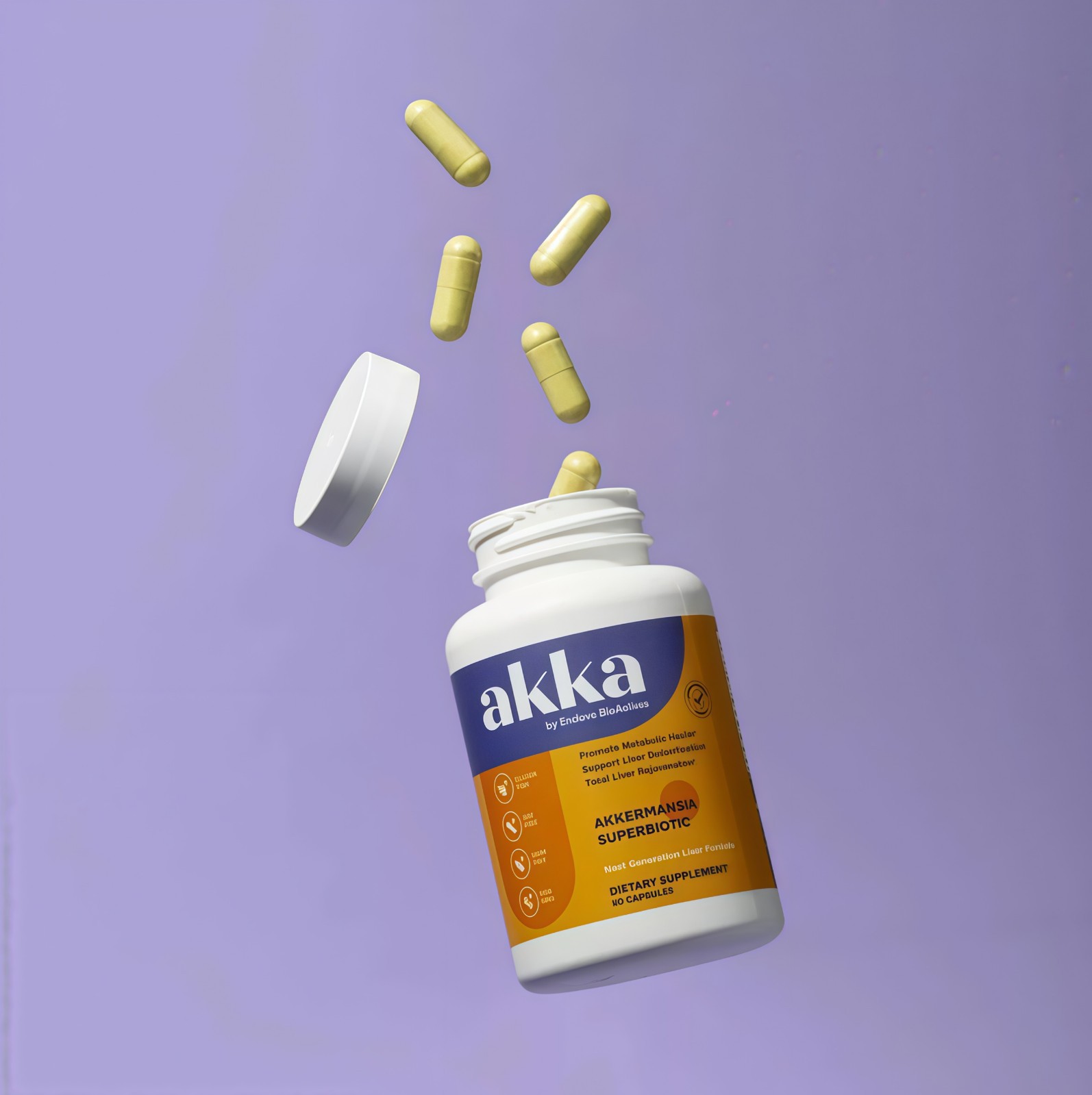 3PCS-AKKA-Premium Liver Detoxify Detox & Repair Superbiotic,Gut Health