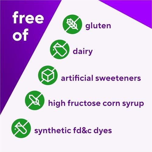 vitafusion Probiotic Gummy Supplements, Raspberry, Peach and Mango Flavors,