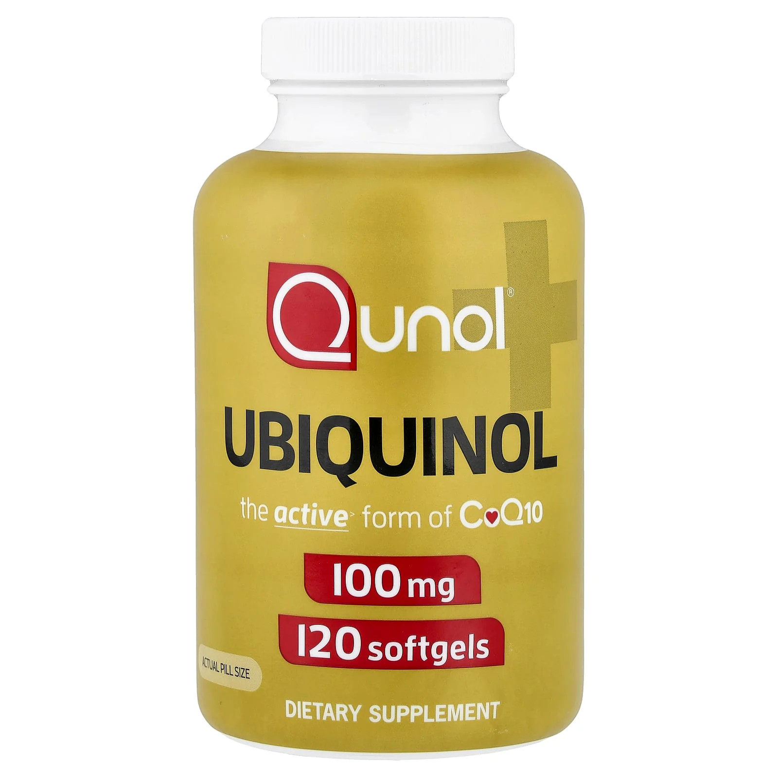 2 X Qunol, Ubiqunol, 100 mg, 120 Softgels