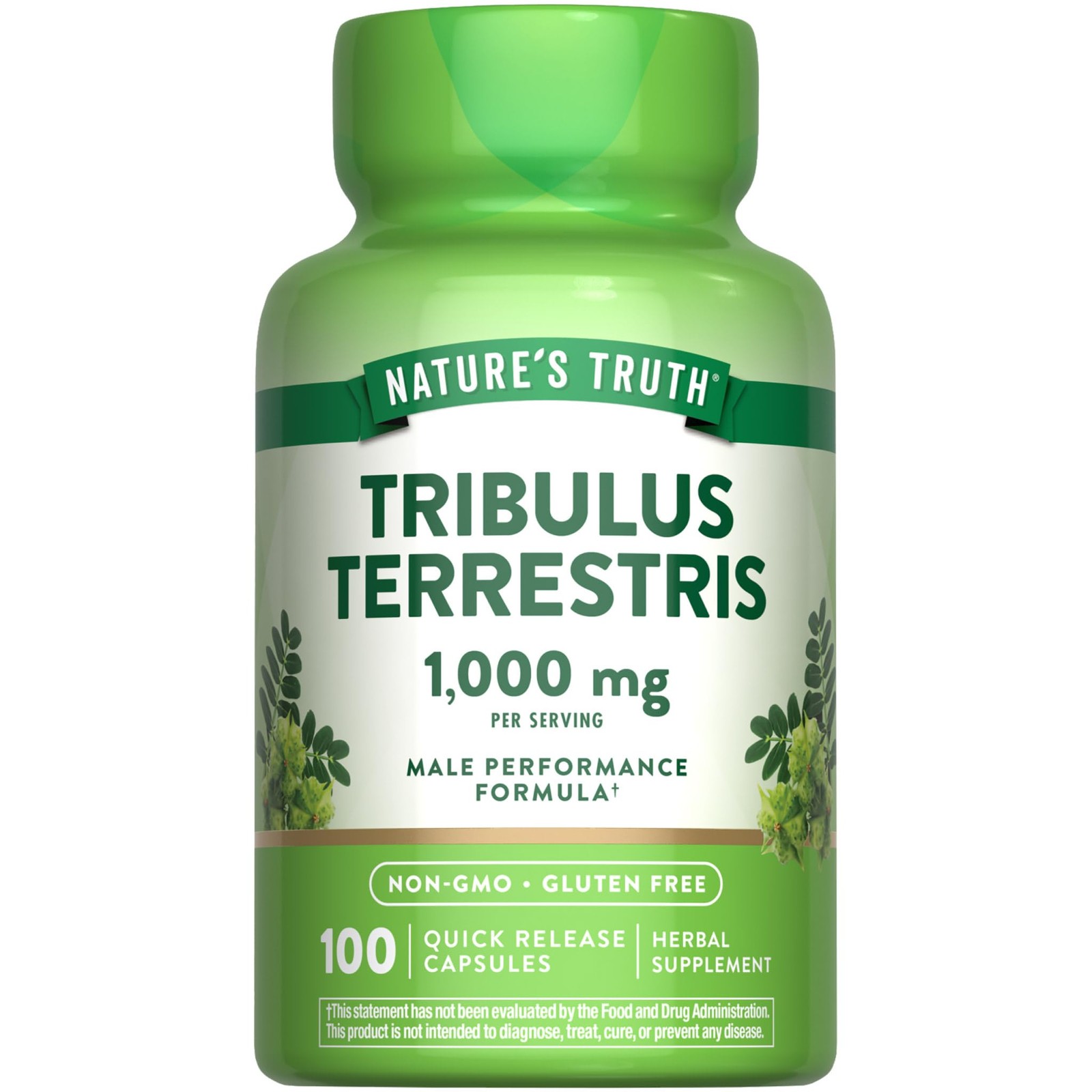 Tribulus Terrestris for Men | 1000mg | 100 Capsules