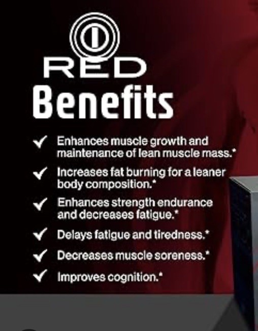 b:fit RED For Men Powdered Supplement 30 Stick Packs Vitamins Minerals