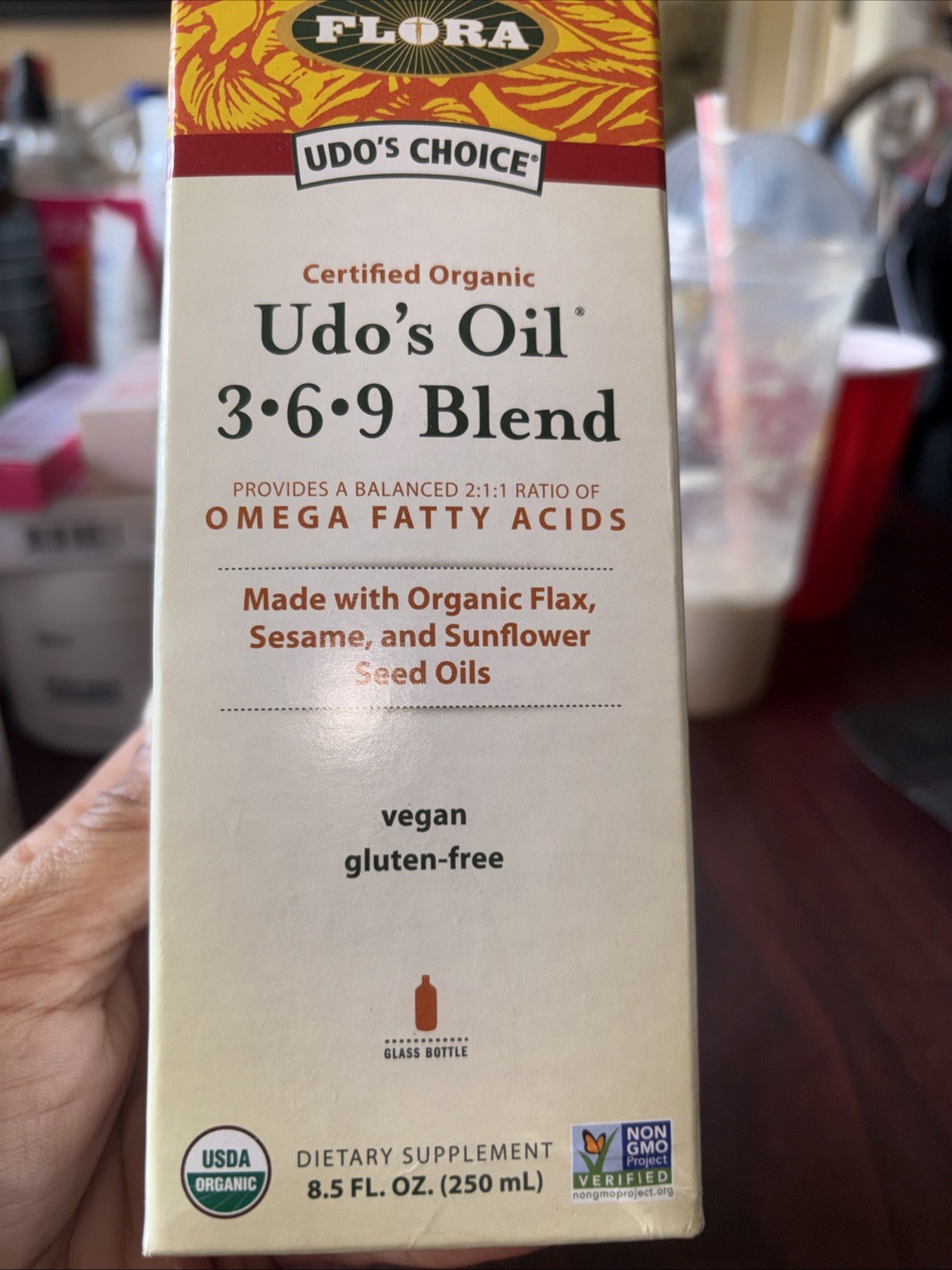 Flora, Udo’S Choice Organic Udo’S Oil 3·6·9 Blend, 8.5 Oz