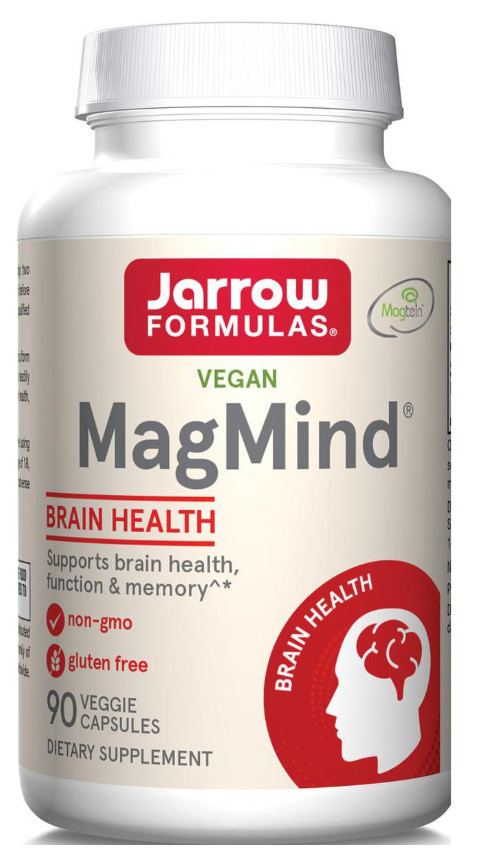 Jarrow Formulas, Inc. Vegan Magmind 144 mg 90 Veg Capsules NEW SEALED
