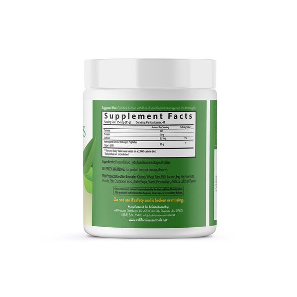 Physician recommened Collagen Protein Bovine Type I & 3 Non-GMO Gluten Free