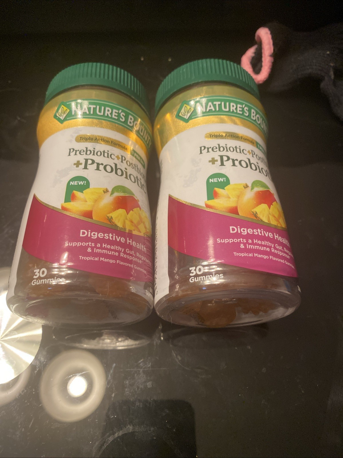 Nature’s Bounty Probiotic 60 Gummies | Tropical Mango | Exp 06/2026 | 30 each