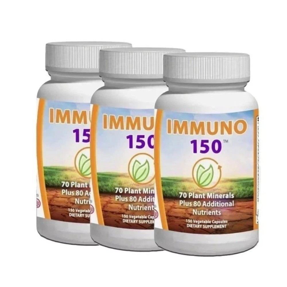 3 Bottles Immuno 150 Ultimate Multivitamin Immune Booster.150 Capsules