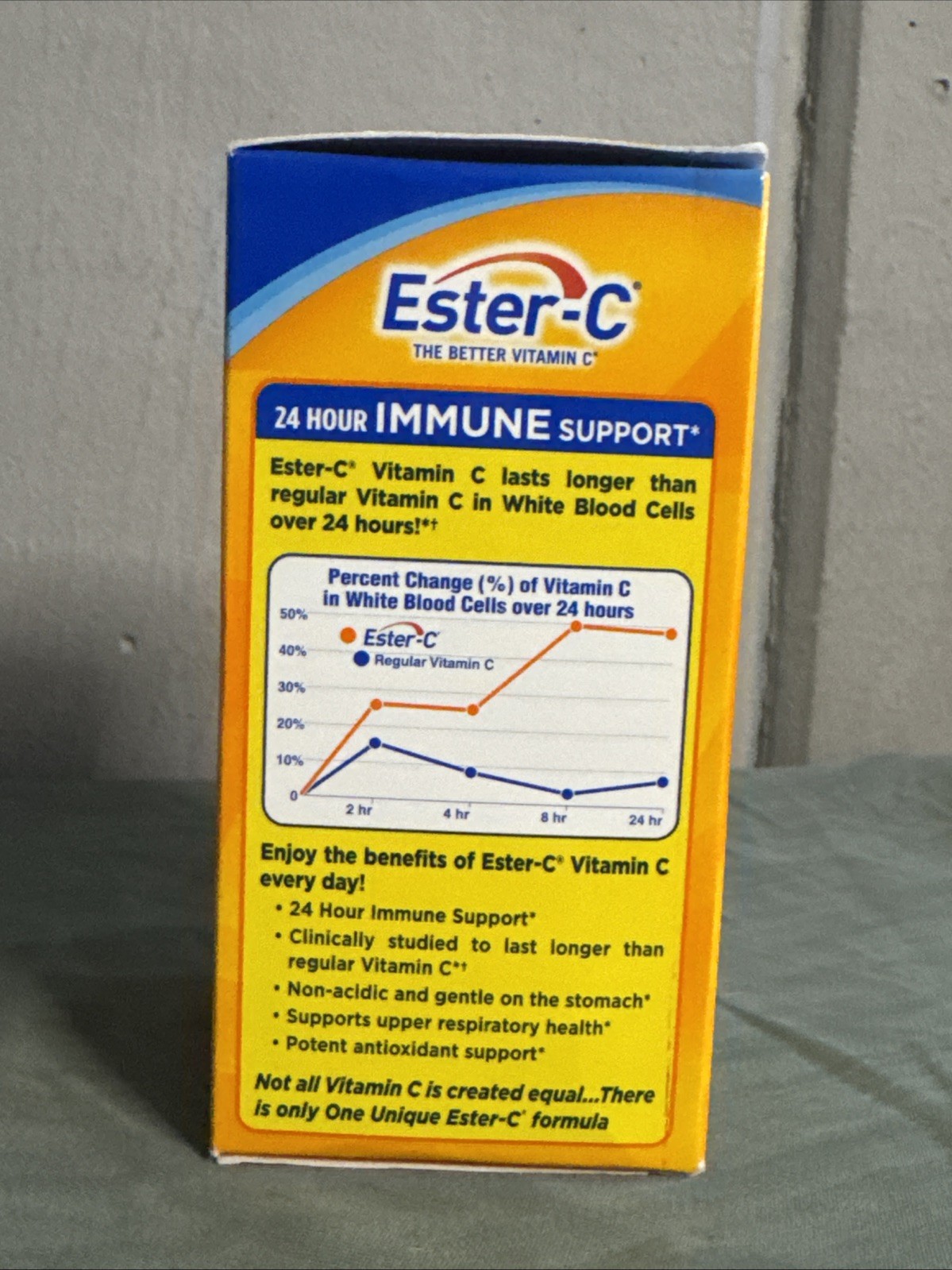 Ester C VITAMIN C 24 Hour Immune Support 500mg 90 Tablets – 06/2025