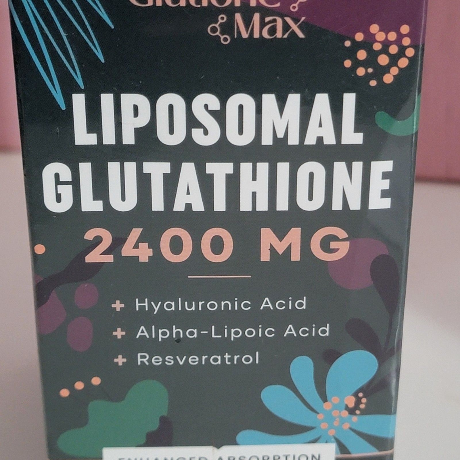 2400MG Liposomal Glutathione Max Absorption Glutathione Supplement 60 gel caps