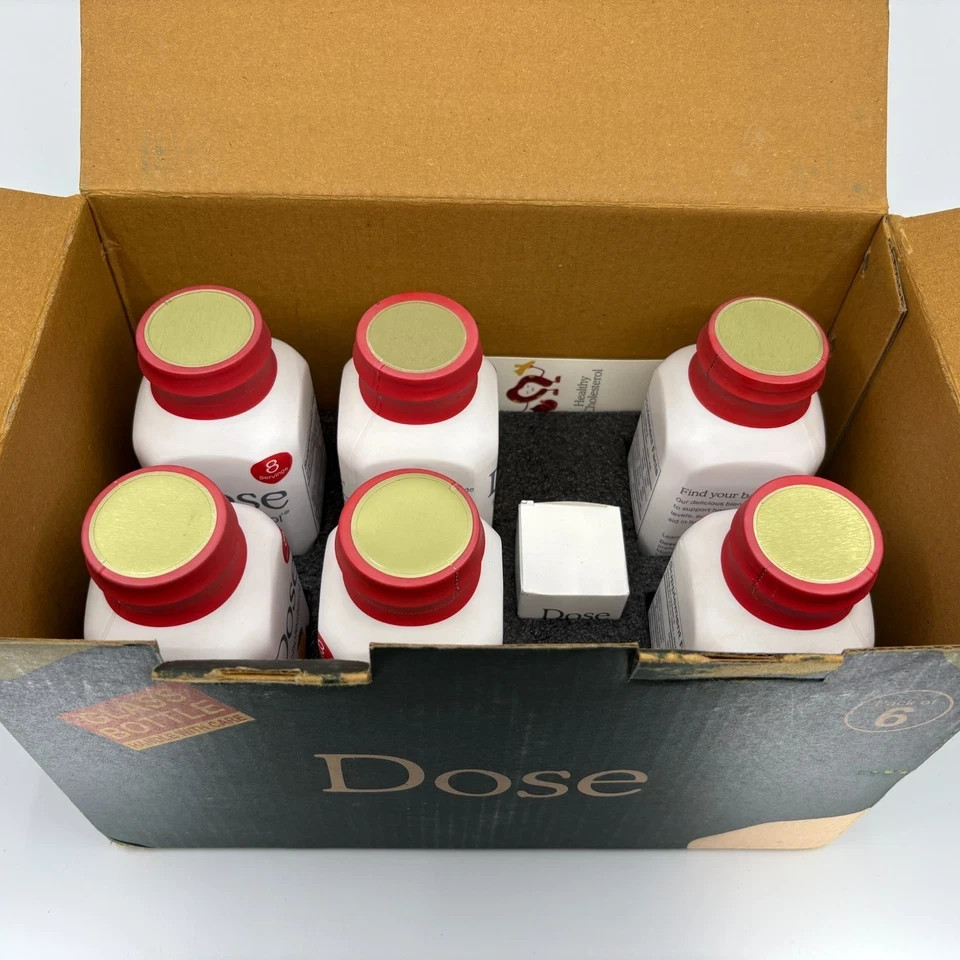 Dose For Cholesterol Dietary Supplement 16oz Pack Of 6 Exp 10/03/2027