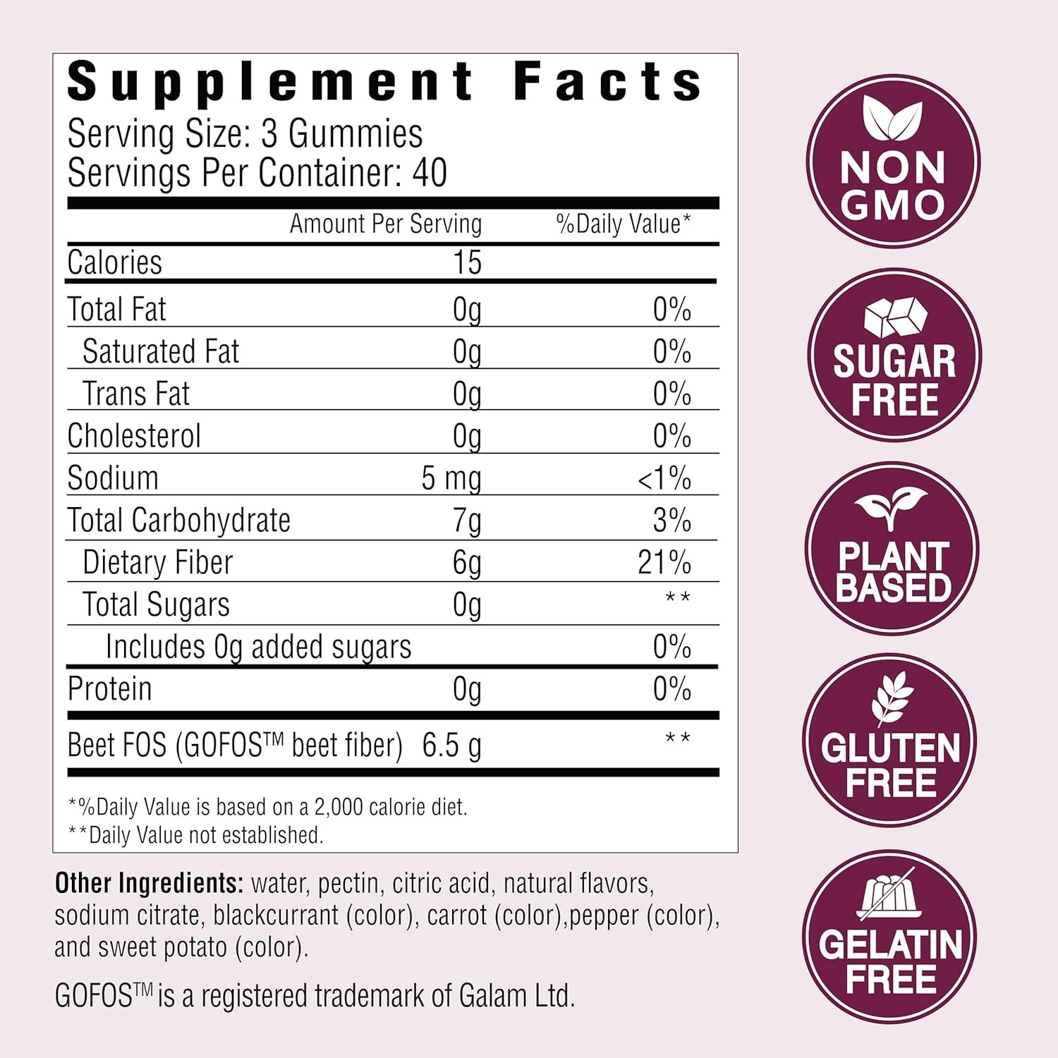 Enhance Gut Health with Fiber Care Gummies – 120 Sugar-Free Mixed Fruit Treats