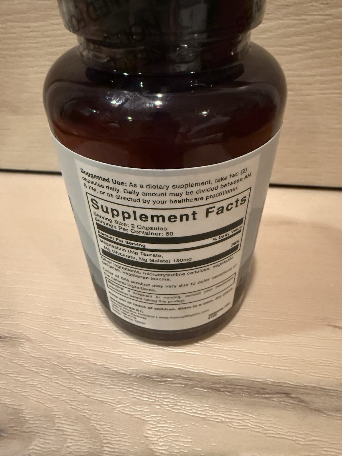 Triple Calm Magnesium – 150mg of Magnesium Taurate Glycinate and Malate