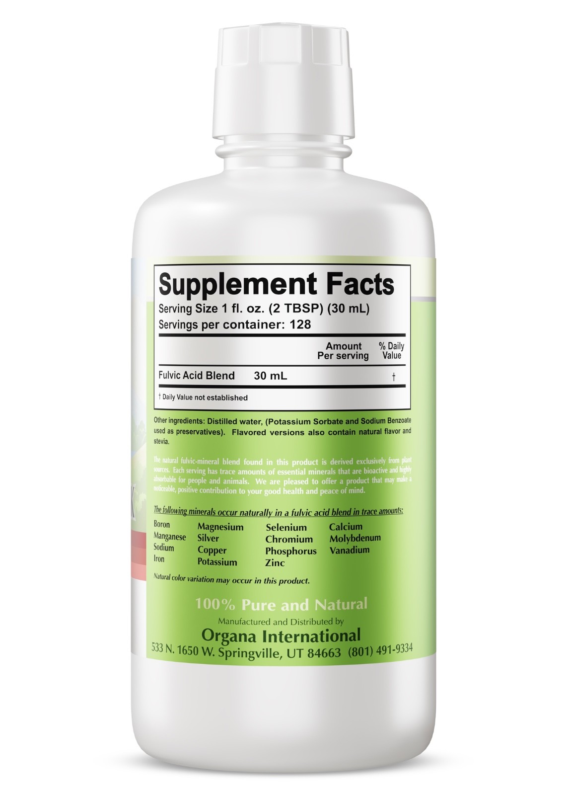 ✅ Organic Plant Derived Trace Minerals 32 oz Bottle – Colloidal Minerals
