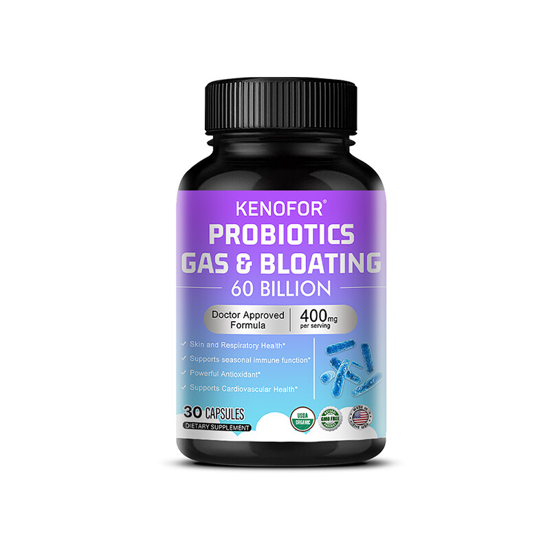 Kenofor Probiotic for Daily Wellness 60 Billion Cfu 30 to 120 Capsules